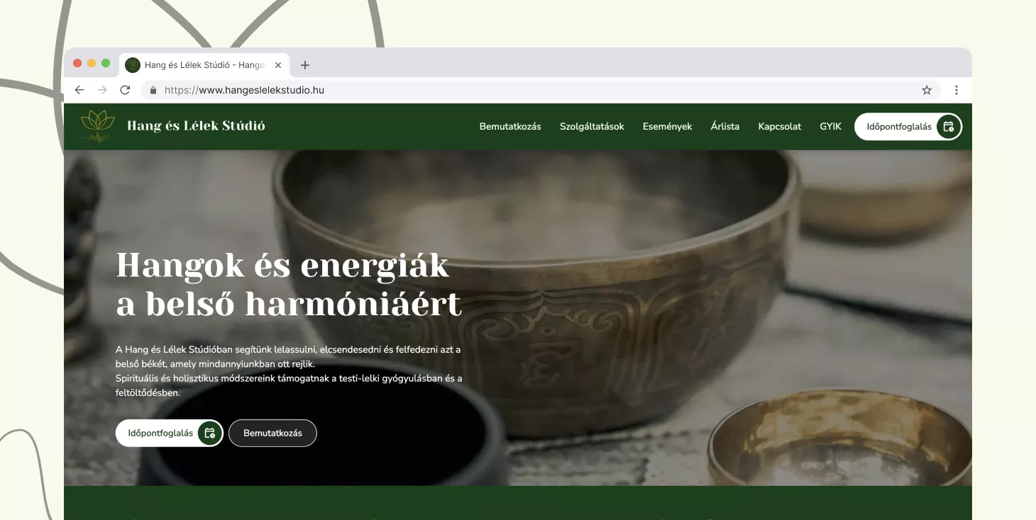 hangeslelekstudio.hu referencia kép